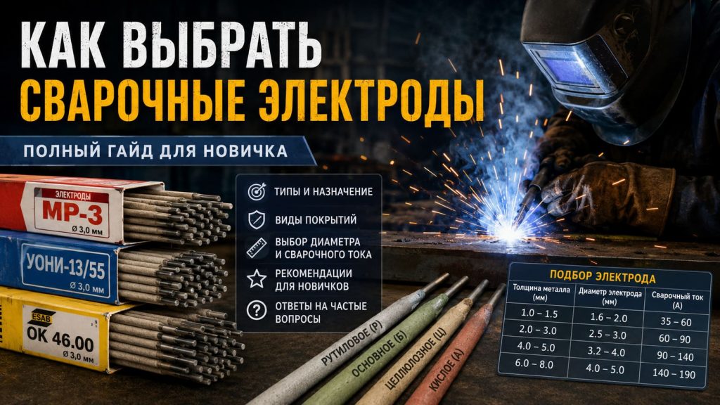 Какие бывают электроды (полная классификация сварочных электродов)
