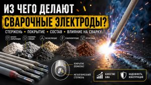 Из чего делают электроды для сварки (состав и материалы)