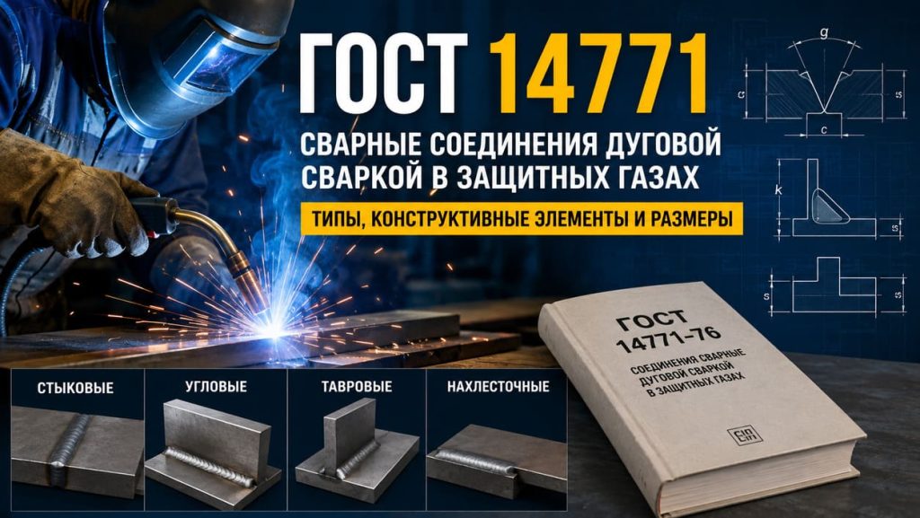 ГОСТ 14771: сварка в защитных газах — основные требования, типы соединений и применение