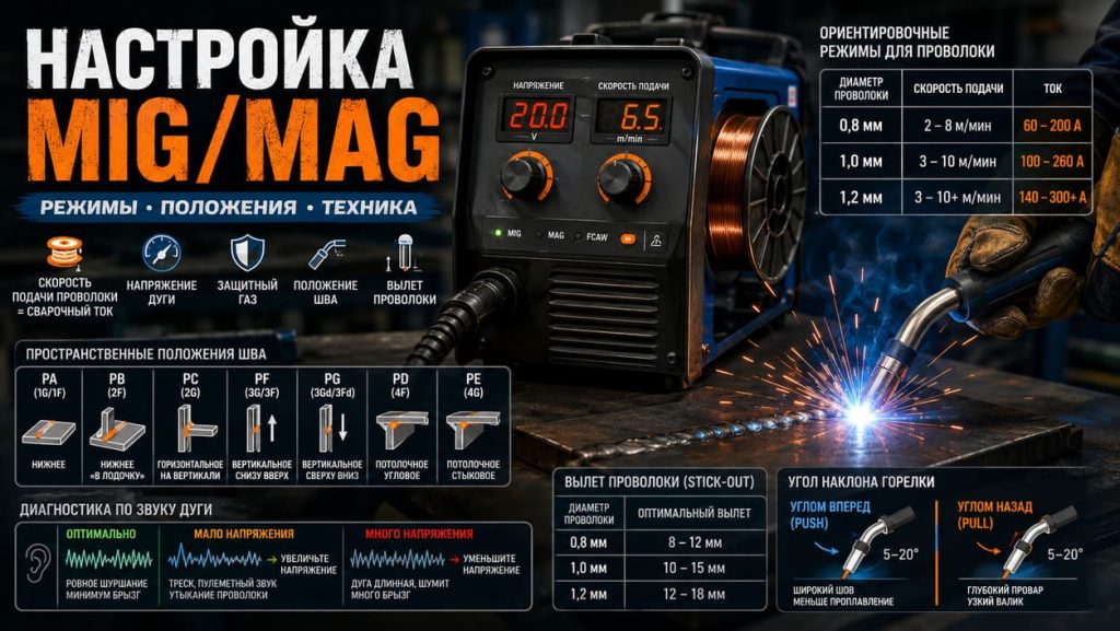 Таблица сварочного тока для полуавтомата MIG/MAG: практическое руководство по настройке режимов