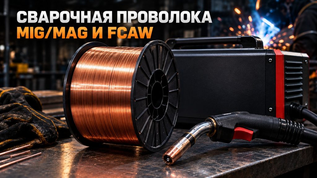 Марки сварочной проволоки для полуавтомата: классификация сплошных и порошковых (MIG/MAG и FCAW)